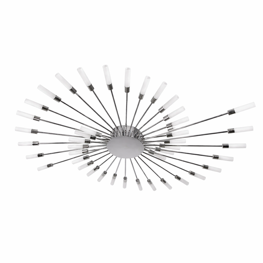 Люстри срібні стельові L-90 cm / L-110 cm / L-128 cm G4 Chrome Fun 260118-100007192