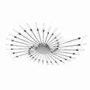 Люстри срібні стельові L-90 cm / L-110 cm / L-128 cm G4 Chrome Fun 260118-100007192