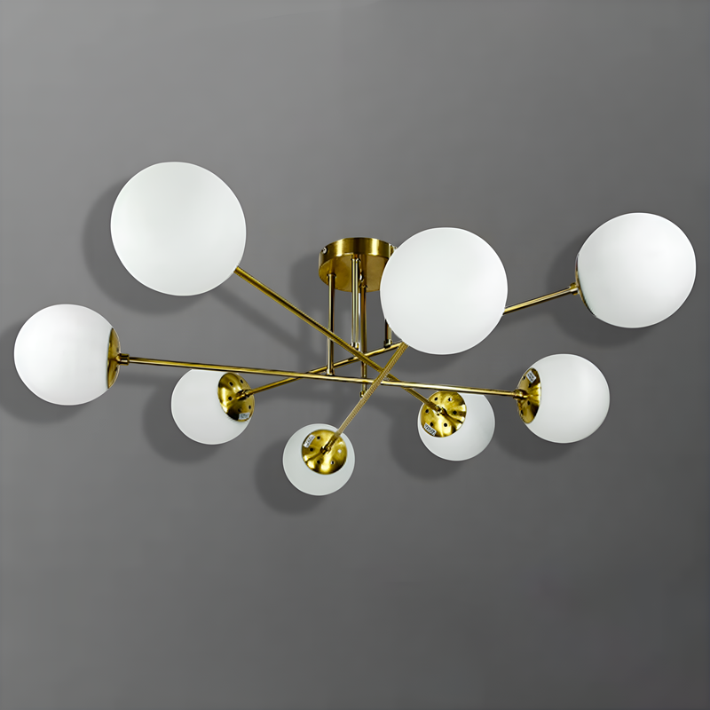 Люстра Modo Lamia 4/ 6/ 8 шт Е27 Gold + White 250418-100004384