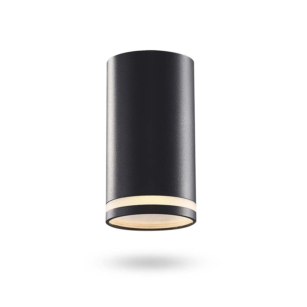 Точковий світильник накладний чорний H-10cm D-5.5cm GU10 Black 250654-100005230