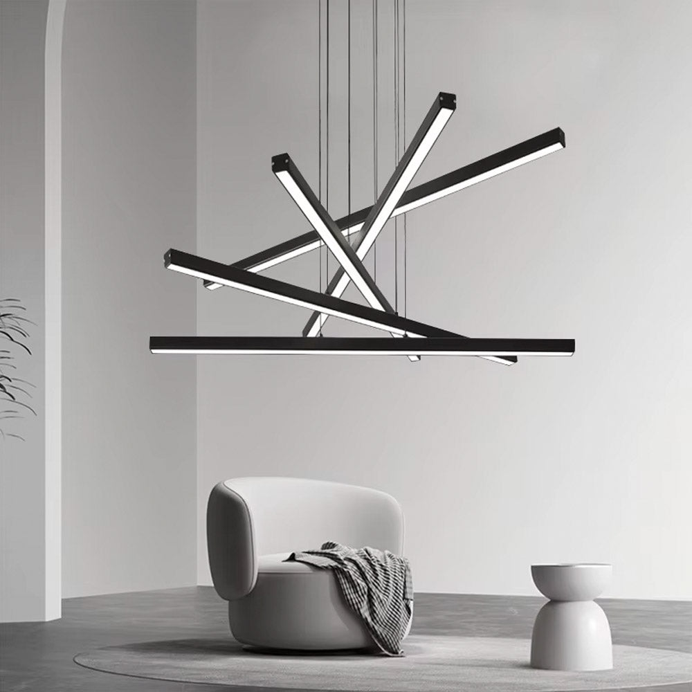 Підвісний світильник з пультом Geometry D-101 Led 124W 3 режими Black 250218-100004140