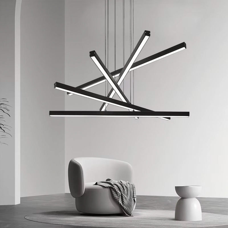 Підвісний світильник Geometry D1010 Led 124W 3000K 4000K 6000K Black 250218-100004140