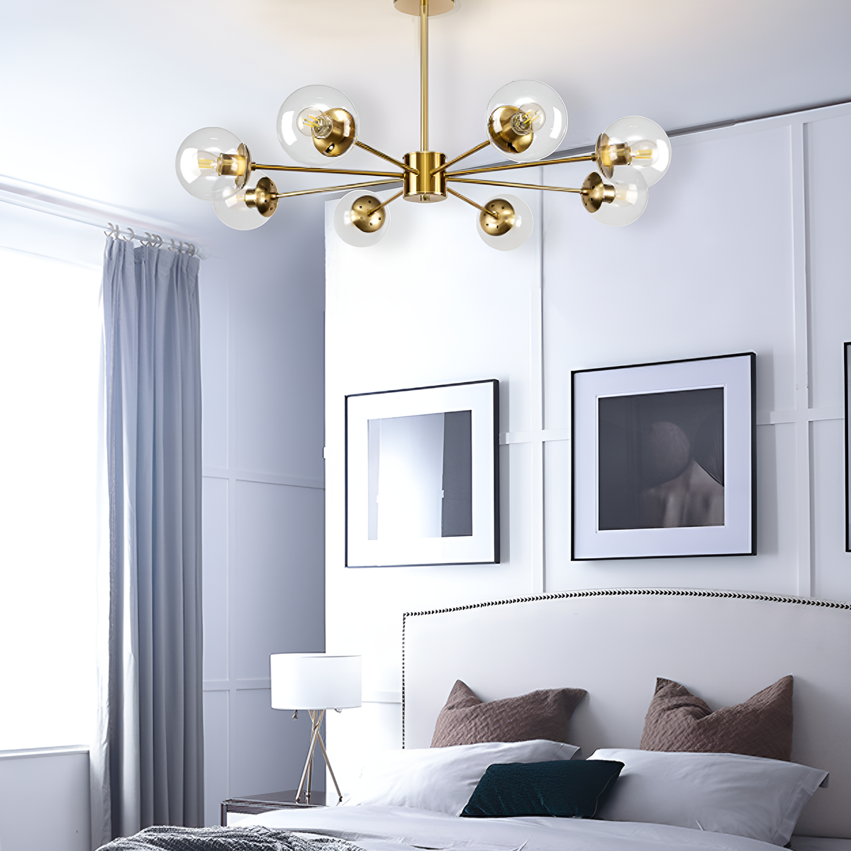 Люстра Wendy E27 D-80cm Gold + Clear 250431-100004569