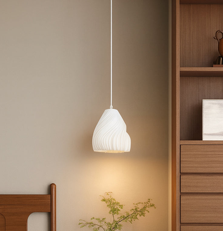 Світильник підвісний білий у формі квітки D-19 cm E27 White Flowers Florence 250931-100006029