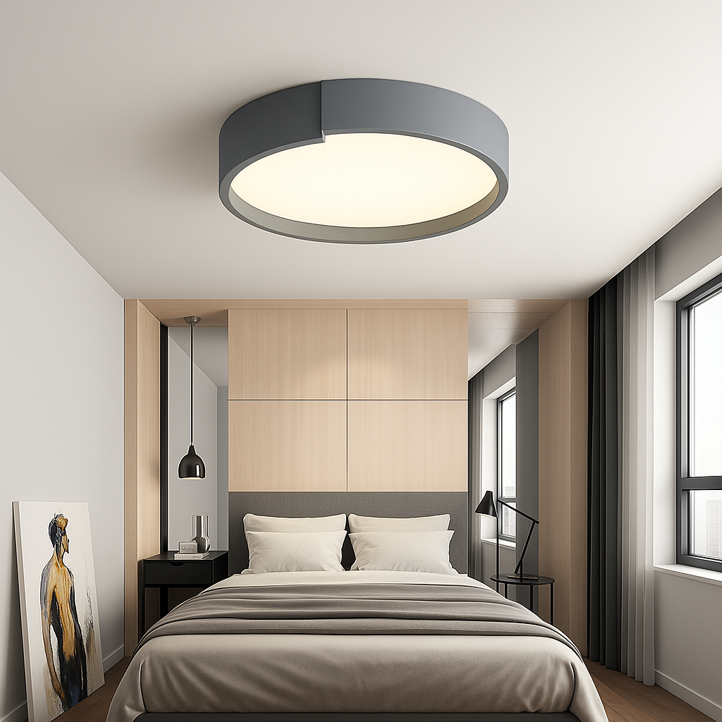 Стельовий світильник Rando led D-40 см 3000K-6000K Grey H-10 см 250476-100004329
