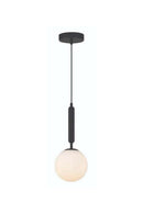 Підвісний світильник D-15 cm E14 Black+White Bollo 260934-100008836