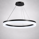 Люстра чорна підвісна D-80 cm / D-60 cm кільцева 3000К-5000К Black Single / Double / Triple Rings 221218-100001233