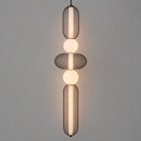 Підвісний світильник чорний з сітчастим плафоном H-101 cm Led 28W Black+White Nettys Long 260822-100008692