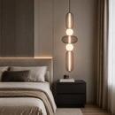 Підвісний світильник чорний з сітчастим плафоном H-101 cm Led 28W Black+White Nettys Long 260822-100008692