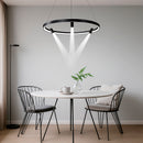 Підвісна люстра чорна з трьома поворотними спотами Спун D-60 cm H-120 cm Black Spoon Trio 250661-100005374