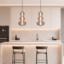 Підвісний світильник чорний світлодіодний з сітчастим плафоном H-40 cm Led 9W Black Nettys Trio 260822-100008690