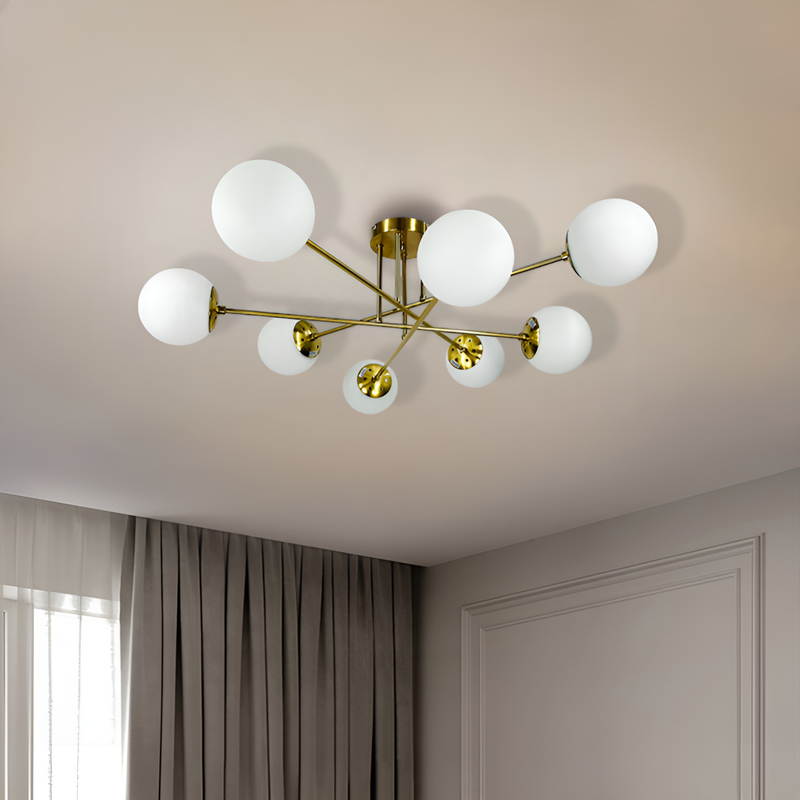 Люстра Modo Lamia 4/ 6/ 8 шт Е27 Gold + White 250418-100004384