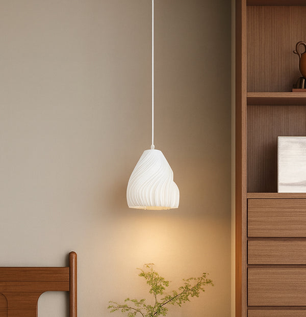 Світильник підвісний білий у формі квітки D-19 cm E27 White Flowers Florence 250931-100006029