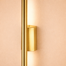 Світильник золотий настінний 2 розміри L-60cm / L-80 cm Led 6W/10W Gold Pipe Line Square 251222-100006926