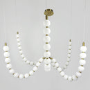 Підвісна люстра з білими перлинами Led 80W White Pearls 251018-100006375