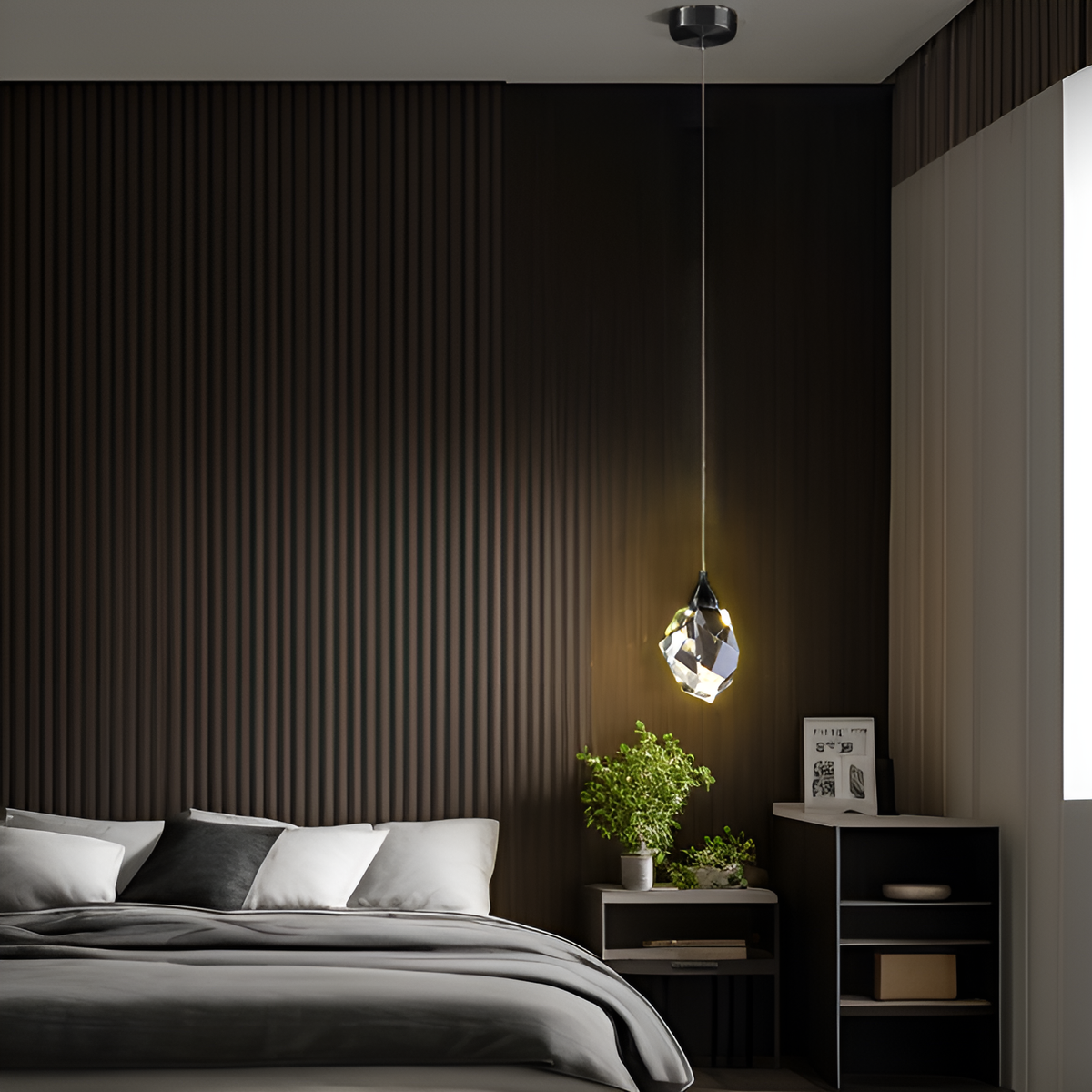 Підвісний світильник Crystal shine 5W 4500K Black 250476-100004550