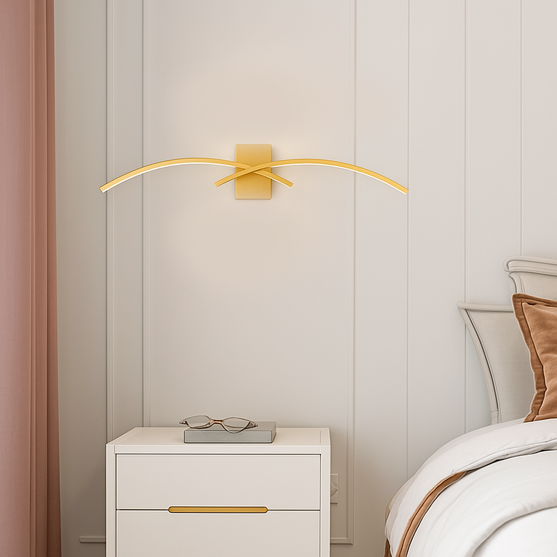 Бра Double lines simple Gold Н60 cm / Н80 cm / Н100 cm 241019-100003909