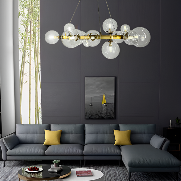 Люстра Modo clear bubble 15xG9 Gold + Clear 250418-100004412