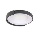 Стельова люстра сіра D-50 cm H-8 cm Led 74W 3000K-6000K Grey Circle 260131-100007181
