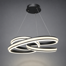 Люстра чорна підвісна світлодіодна D-45 cm Led 100W Black Twist 260788-100008448