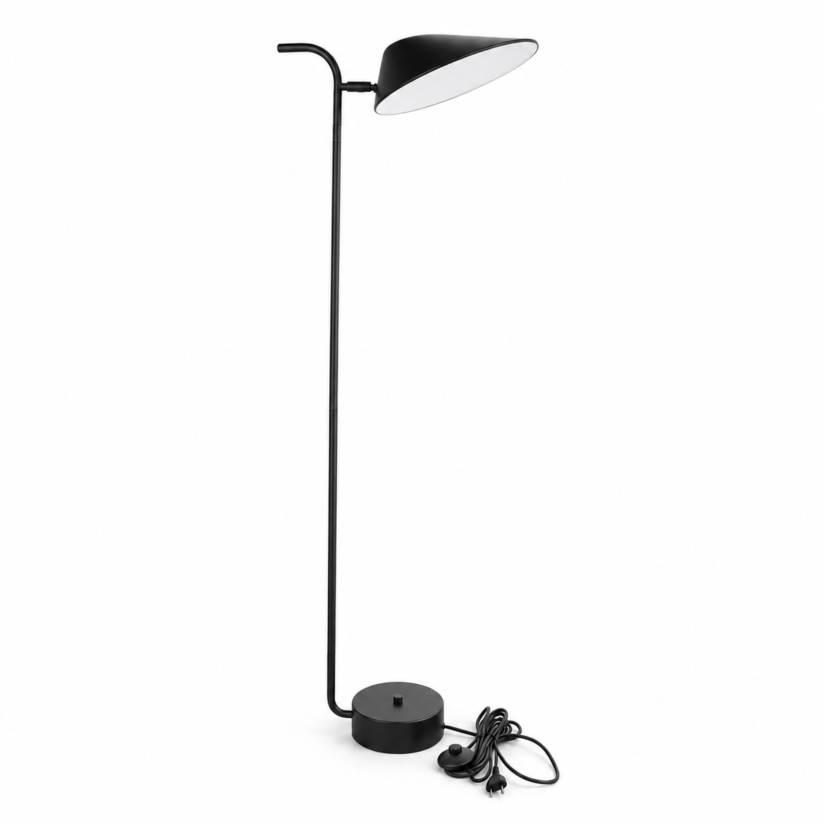 Підлоговий торшер чорний H-135 cm Led 12W 3000K Black Lamp 261018-100009081