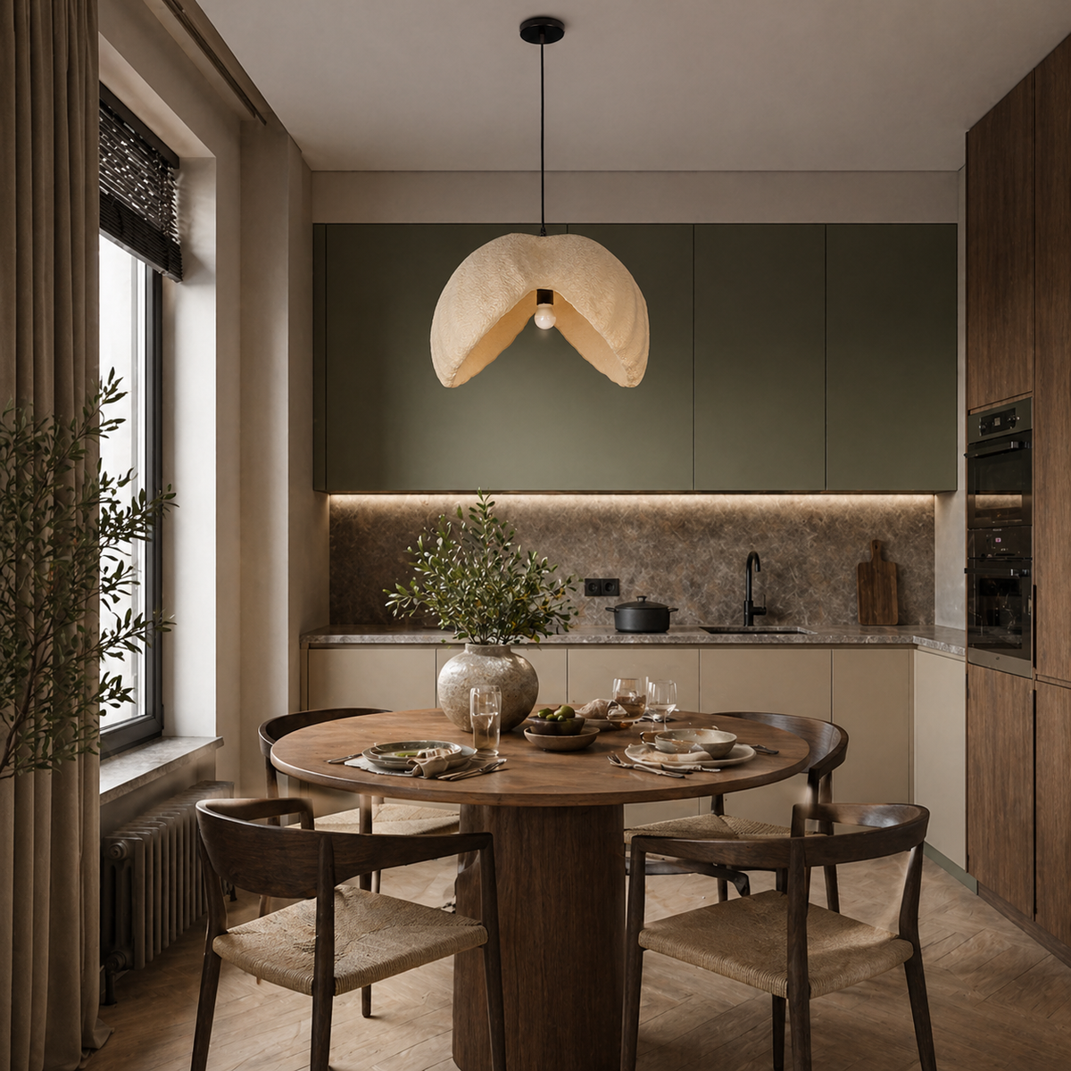 Підвісний світильник бежевий L - 48 cm E27 Beige Wabi Sabi 260531-100007918