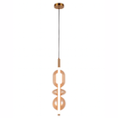 Підвісний світильник золотий з бежевим прозорим плафоном H-60 cm Led 10W Beige clear Colours 250931-100006128