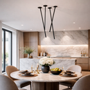 Чорний точковий врізний акцентний світильник L-50 cm/L-75 cm Led 3W 3000K/4000K Black Wand 251225-100006922