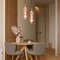 Підвісний світильник золотий з бежевим прозорим плафоном H-60 cm Led 10W Beige clear Colours 250931-100006128
