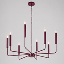 Люстра підвісна винна на 8 ламп у вигляді свічок D-90 cm 8xE14 Wine Candelabr 260777-100008456