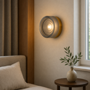Настінний світильник IP54 D-14 cm Led 5W 4000K Gold+Clear Lori 251036-100006259