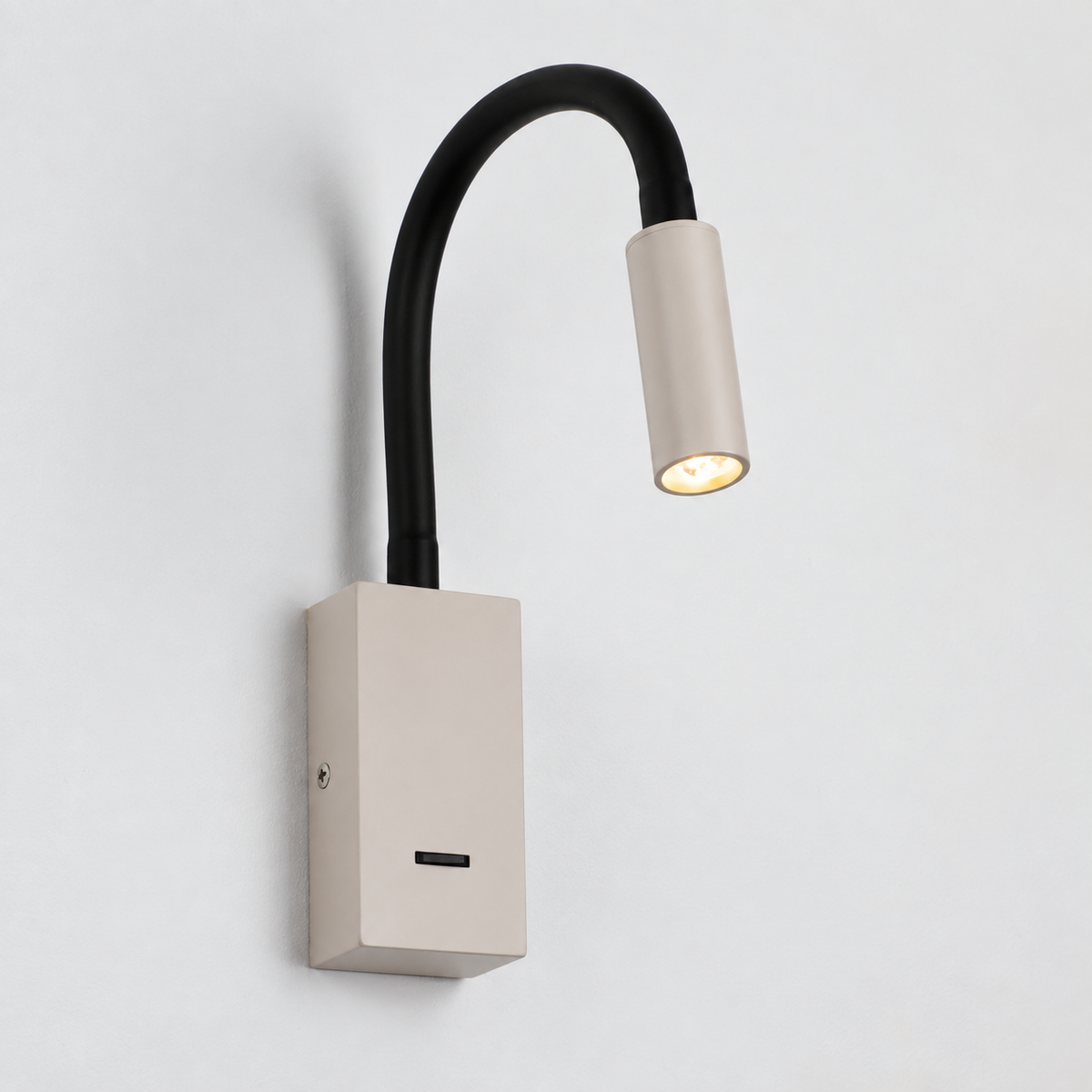 Світильник настінний сріблясто - сірий з гнучким плафоном H - 20 cm G9 Ginkgo Grey Bendo 260936-100008953