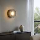 Настінний світильник IP54 D-14 cm Led 5W 4000K Gold+Clear Lori 251036-100006258
