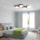 Люстра з дерева сірий, білий, зелений, рожевий L-87 cm W-47 cm Led 4100K 48W Wooden Green forest New 230958-100002588