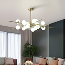 Люстра Fetus D-105cm G9x12 / G9x16 Gold+White 250535-100004988