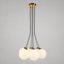 Люстра золота з білими плафонами D-45 / 67 / 75 cm G9 x 7 / 13 / 19 Gold + White Pumpo bubbles 260718-100008457