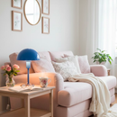 Лампа настільна синя з купольним плафоном H-25 cm E14 Blue Elie 260209-100007492