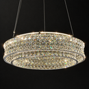 Люстра підвісна хромова з кришталевим плафоном D-60 cm Led 120W Chrome Crystal Shimmer 260822-100008752
