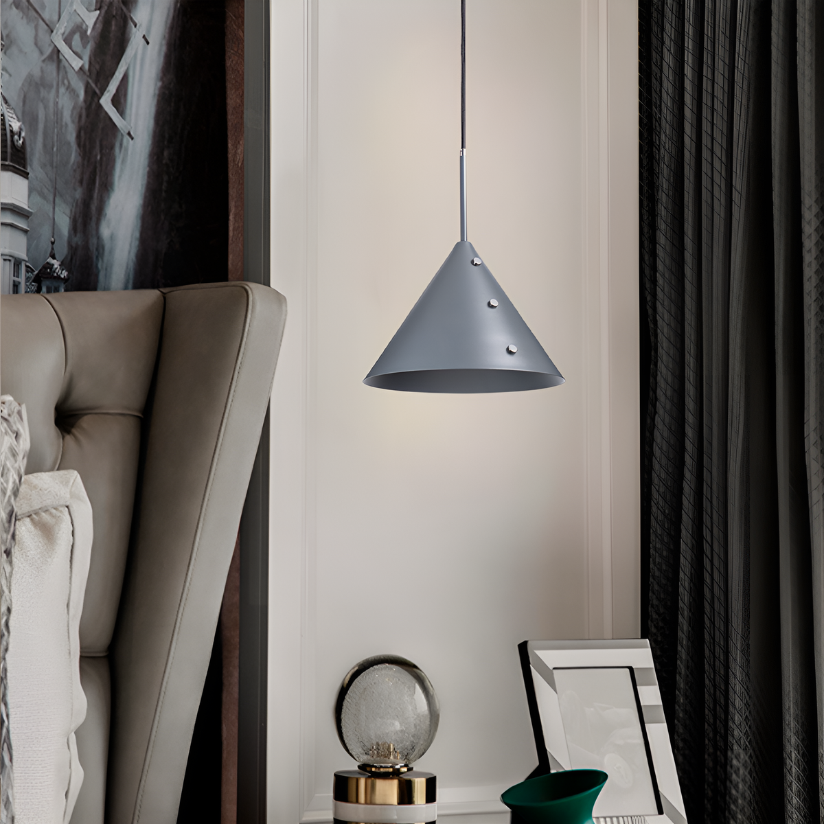 Підвісний світильник Space Cone Silva Е27 D-32cm Black 250577-100004899