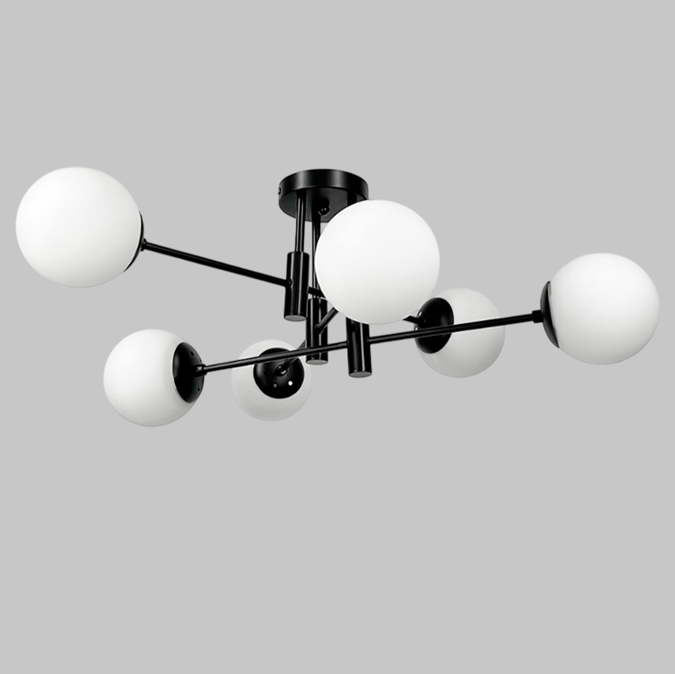 Люстра Faro Bollo L-70cm / L-85cm Е27 Black 250518-100004868