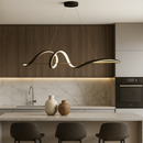 Люстра чорна видовжена L- 120 cm W-28 cm Led 115W Black Line Wave 251088-100006354