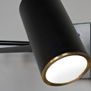 Настінний світильник Arm turn Black + Gold L500 GU10 250458-100004494