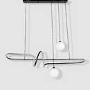 Люстра підвісна Balance L-100cm Black Led-модуль+G9 250618-100005058