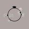Люстра Bubbles G9x6 H-46cm Black+Clear 250535-100004986