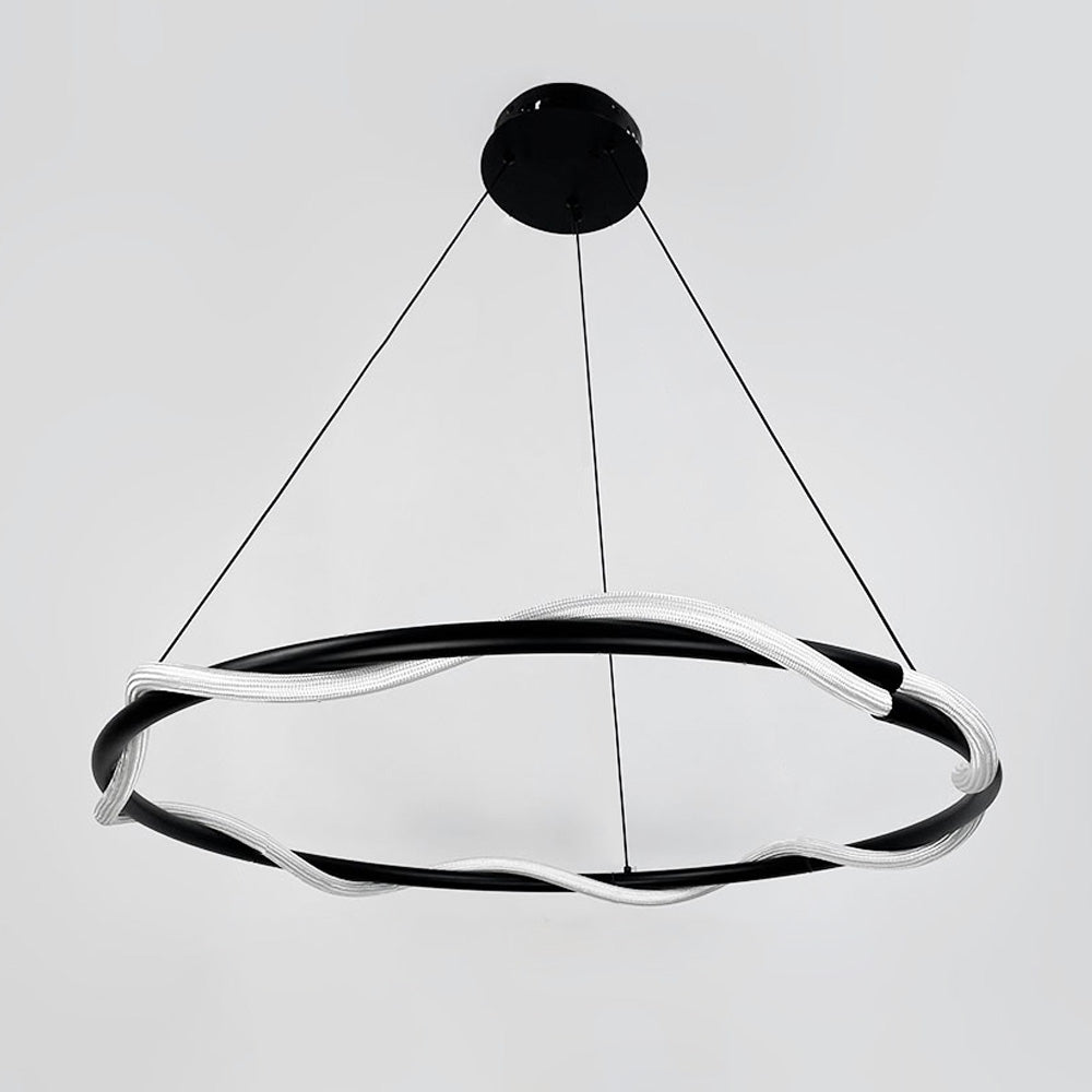 Підвісний світильник New rope H250 D800 Led 57W Black + White 250118-100004077