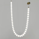 Підвісні люстри з білими перлинами L-270 cm/ L-380 cm Led White Pearls 251018-100006378