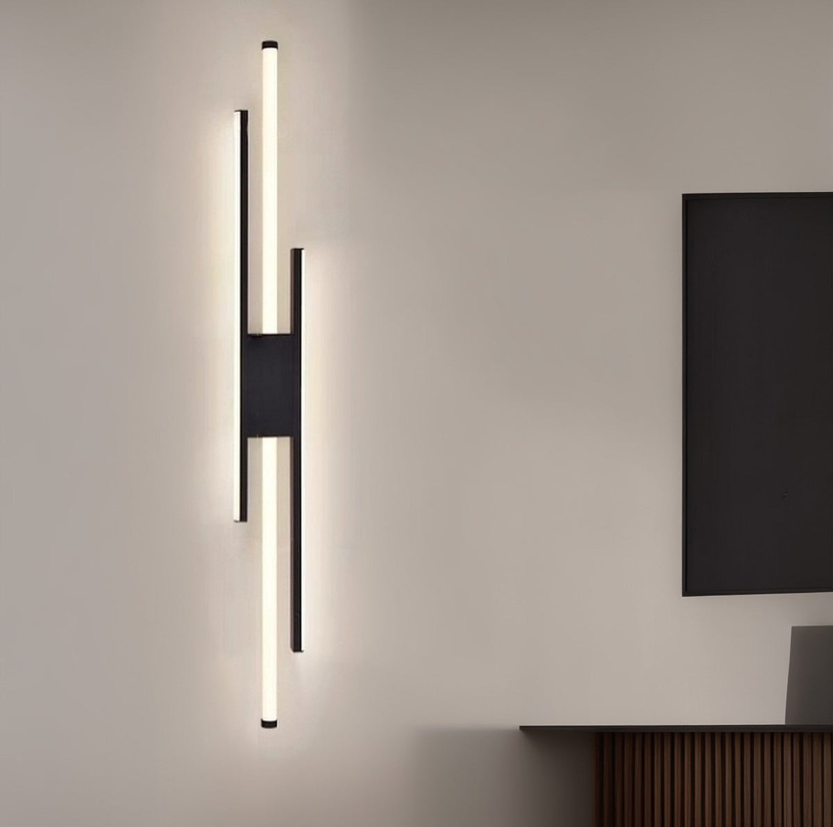 Настінні світильники H-56 cm/ H-76 cm Led 9W / 12W 4000K Black + White Strong lines 241022-100003927
