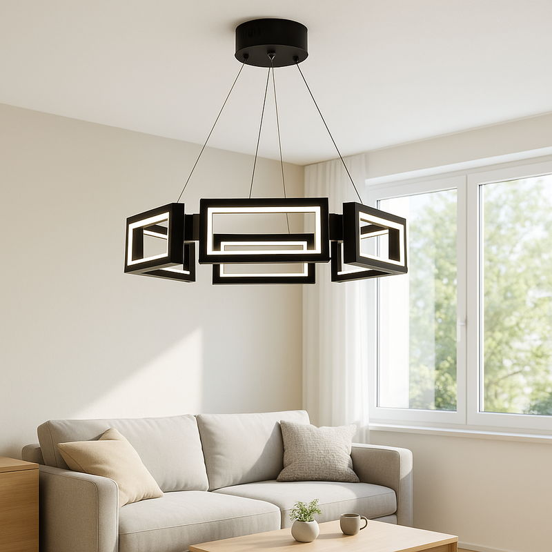 Люстра Vortex D-45cm / D-60cm Black 250518-100004850