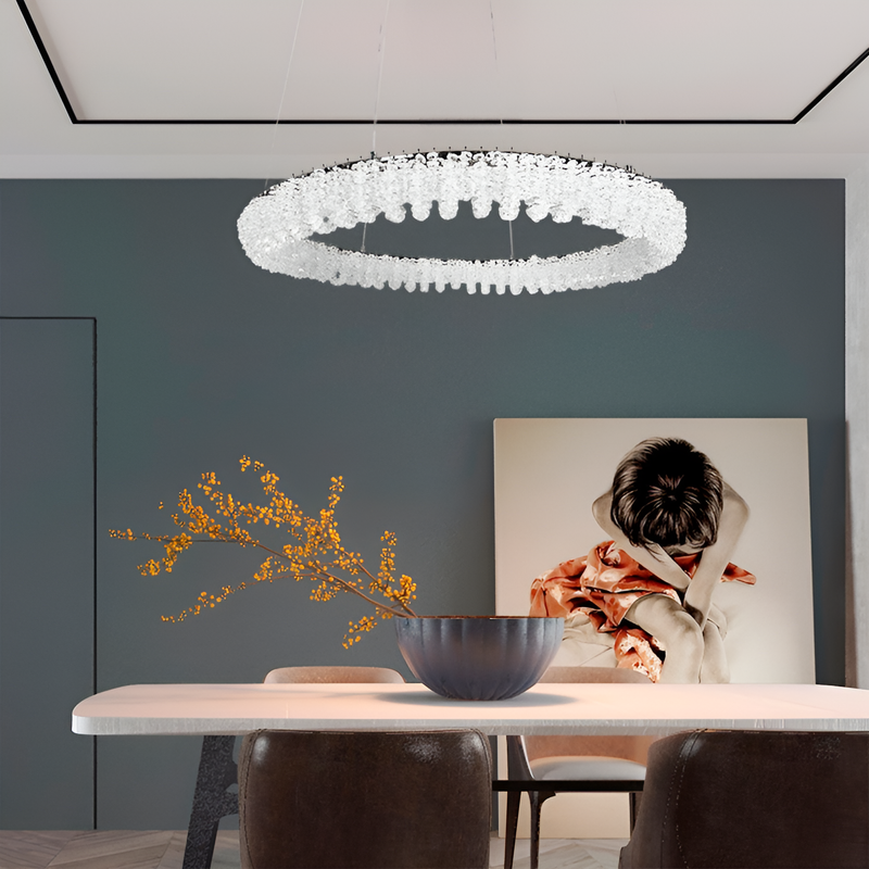 Люстра Crystal D-50cm/60cm/80cm Chrome 250518-100004864