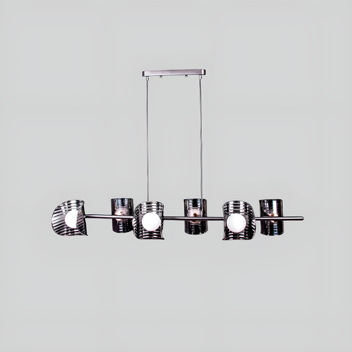 Люстра підвісна графітова L-108 cm G9x6 Black Prisma 250647-100005388
